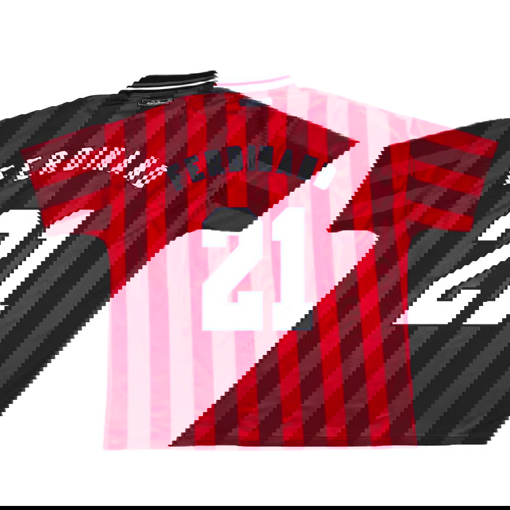 England 1997-99 Away Shirt (XL) (Very Good) (FERDINAND 21)