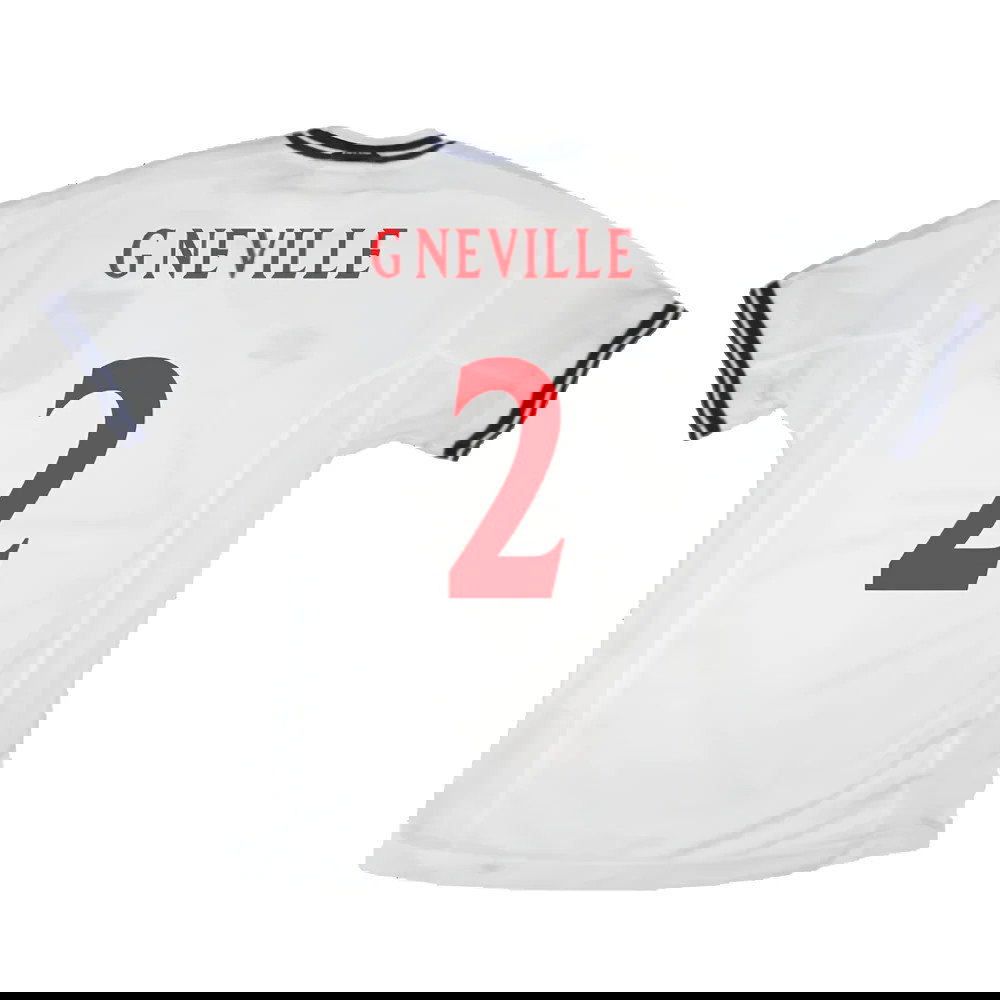 England 1999-01 Home Shirt (XL) (Very Good) (G Neville 2)