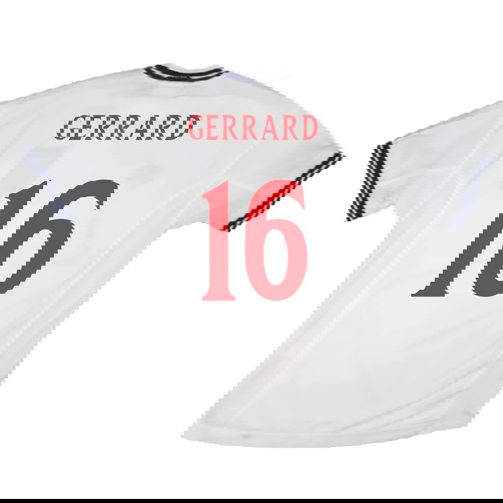 England 1999-01 Home Shirt (XL) (Very Good) (Gerrard 16)