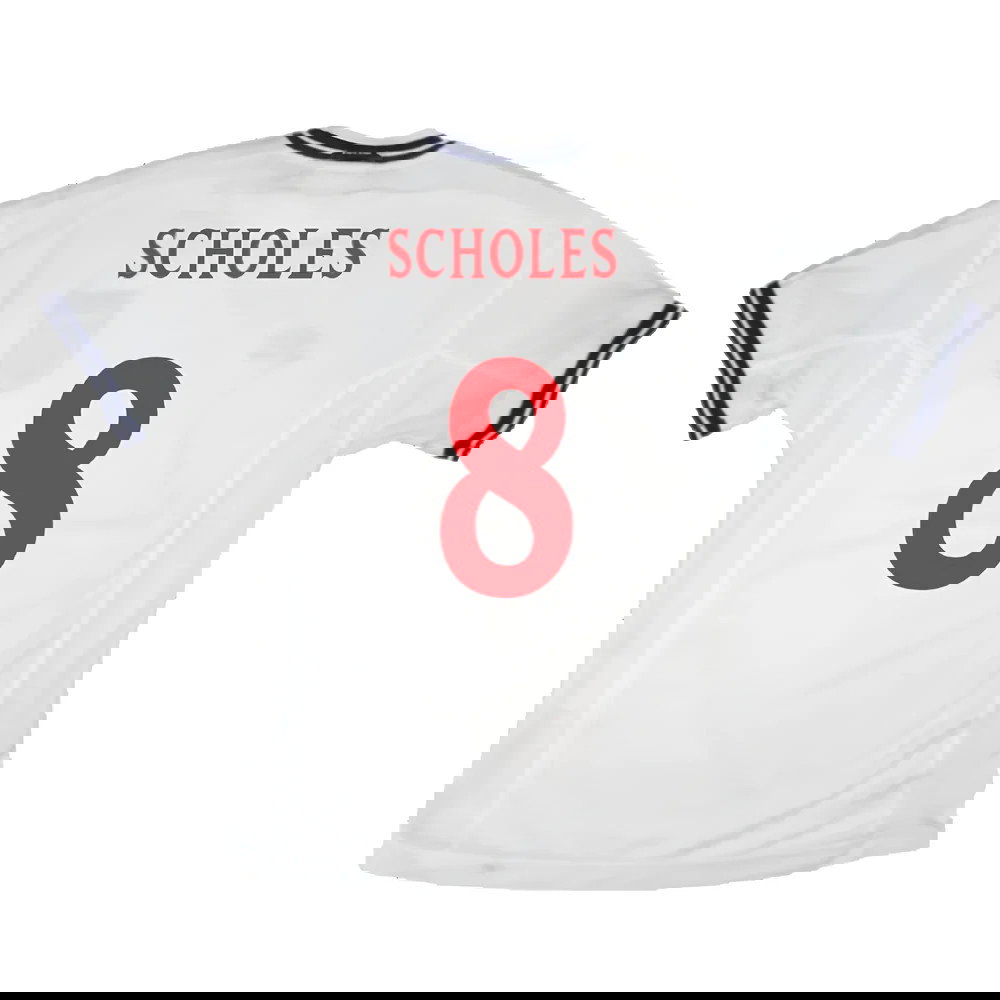 England 1999-01 Home Shirt (XL) (Very Good) (Scholes 8)