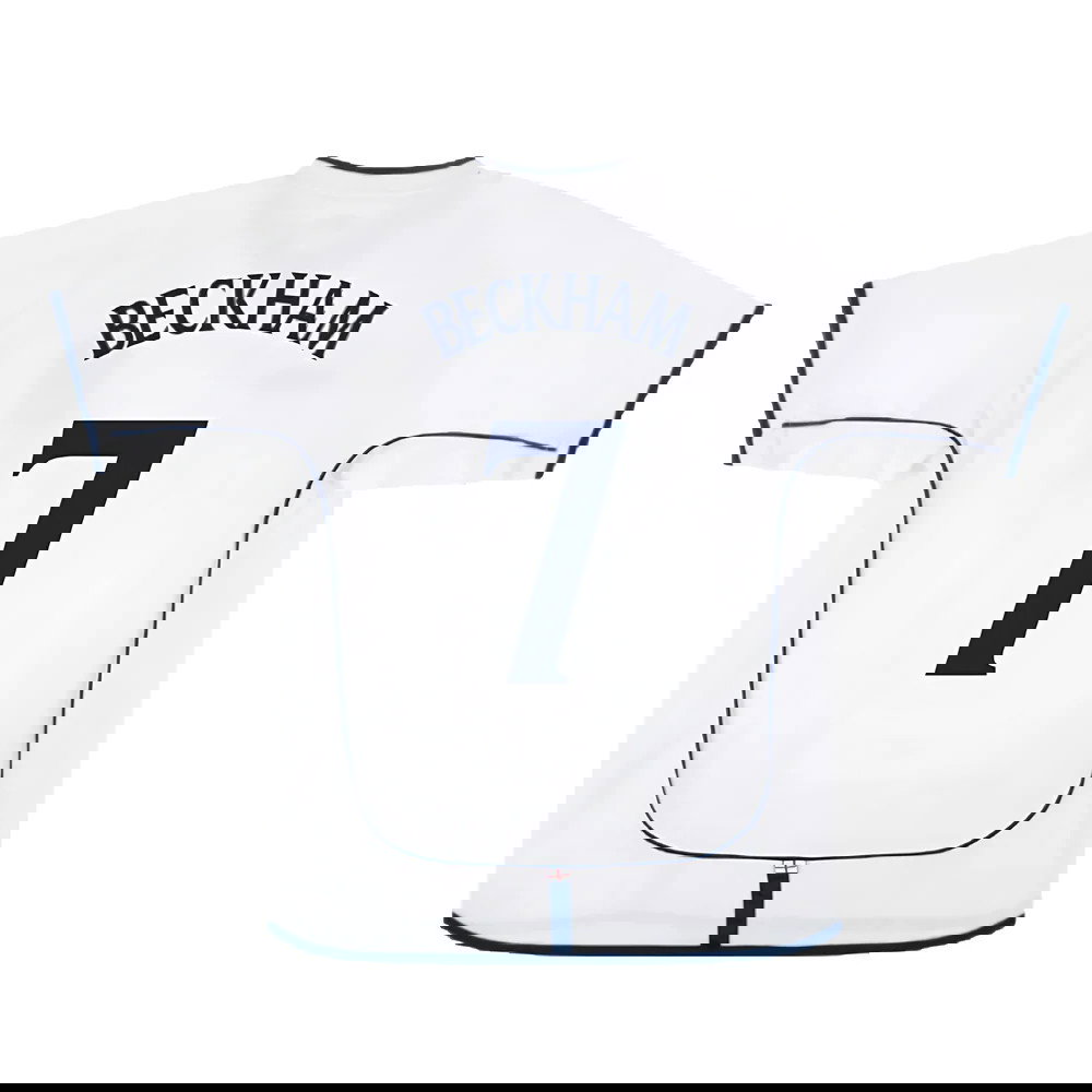 England 2001-03 Home Shirt (XL) (Very Good) (Beckham 7)