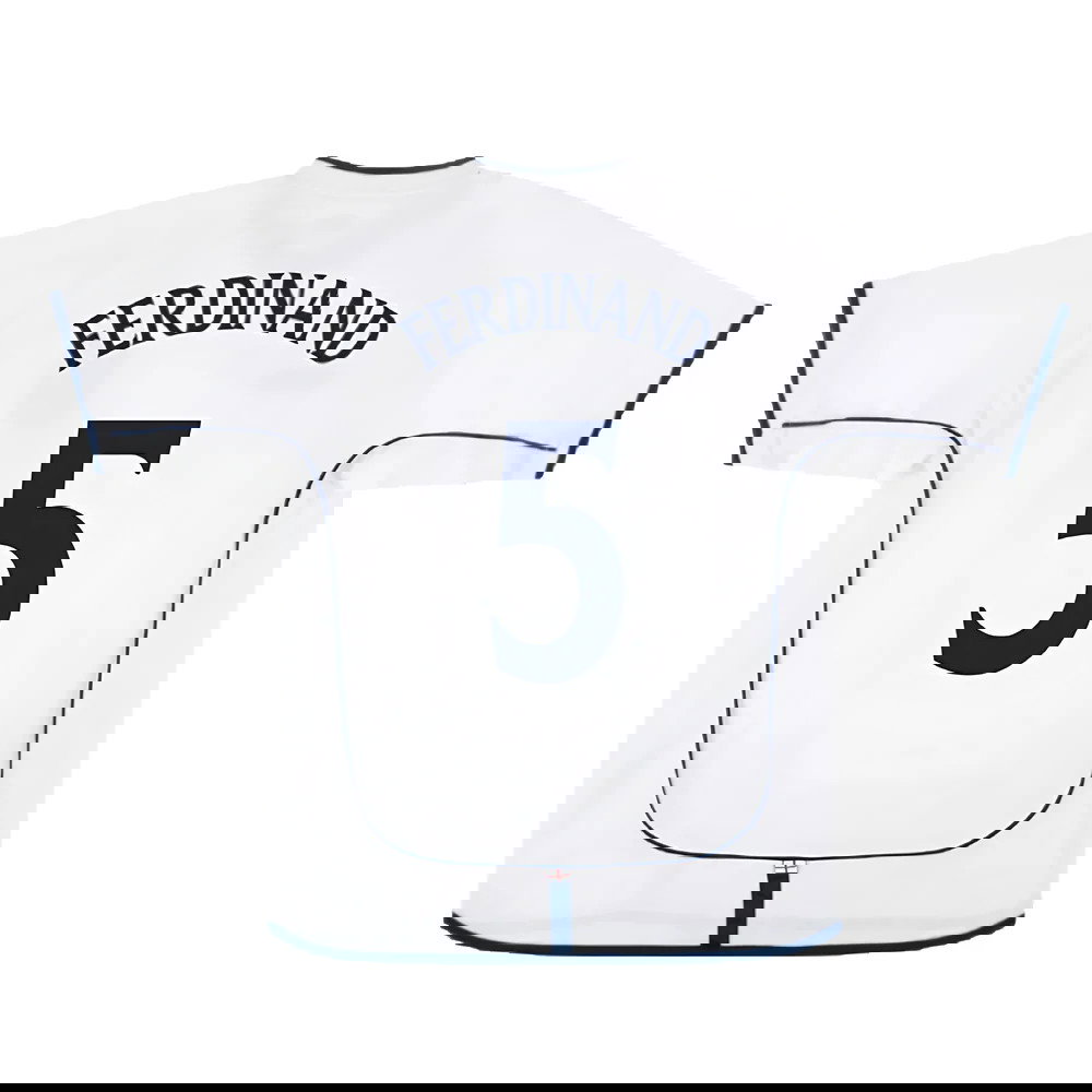 England 2001-03 Home Shirt (XL) (Very Good) (FERDINAND 5)