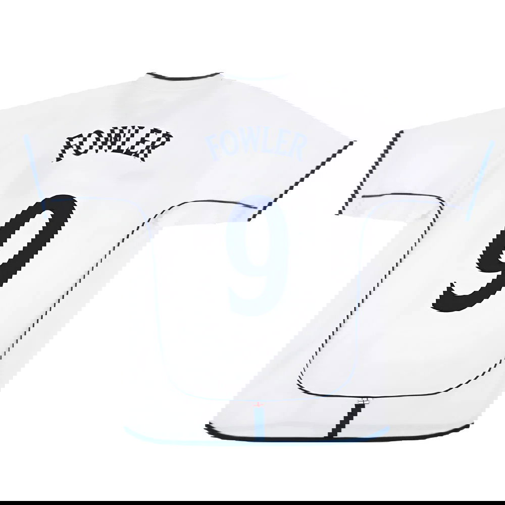 England 2001-03 Home Shirt (XXL) (Excellent) (Fowler 9)