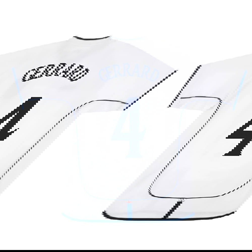 England 2001-03 Home Shirt (XXL) (Excellent) (GERRARD 4)