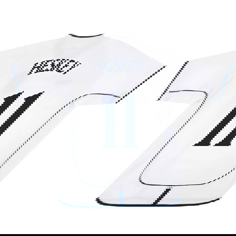 England 2001-03 Home Shirt (XXL) (Excellent) (Heskey 11)