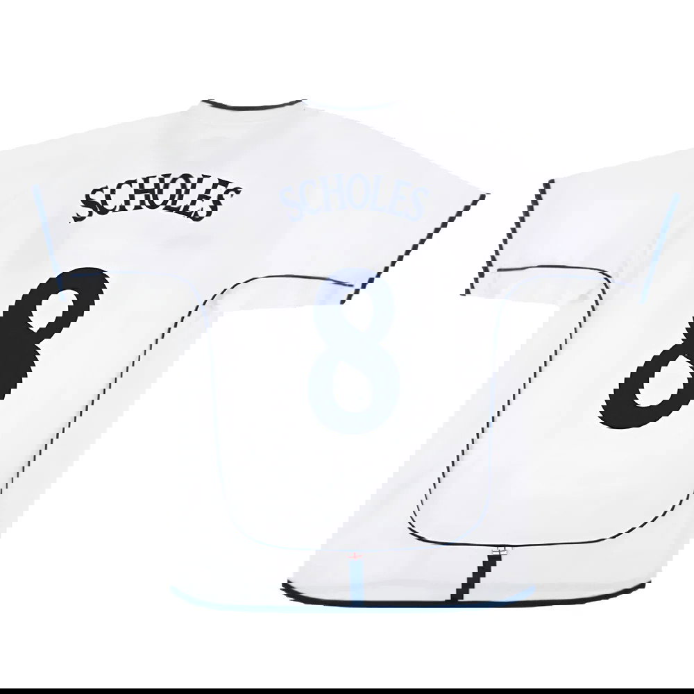 England 2001-03 Home Shirt (XL) (Very Good) (Scholes 8)