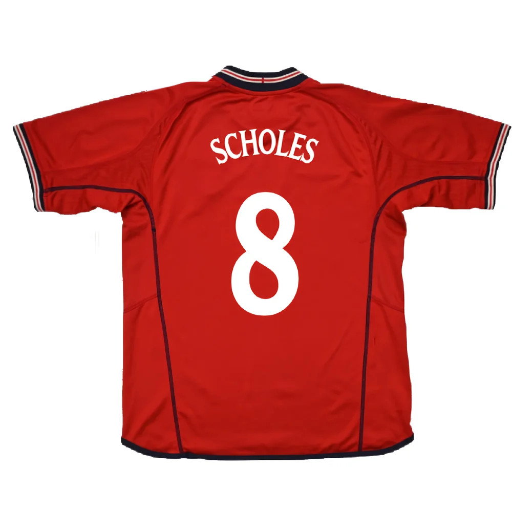 England 2002-04 Away (XL) (Excellent) (Scholes 8)