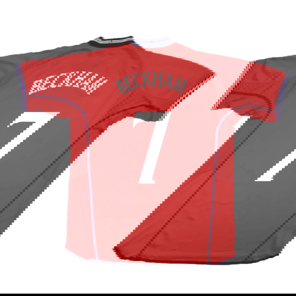 England 2002-04 Away Shirt ((Excellent) XL) (Beckham 7)