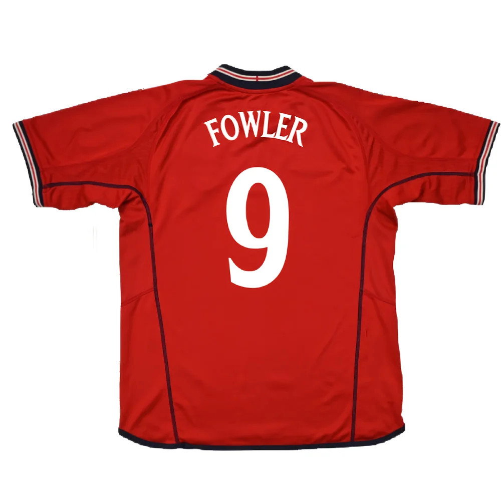 England 2002-04 Away Shirt (XL) (Excellent) (Fowler 9)