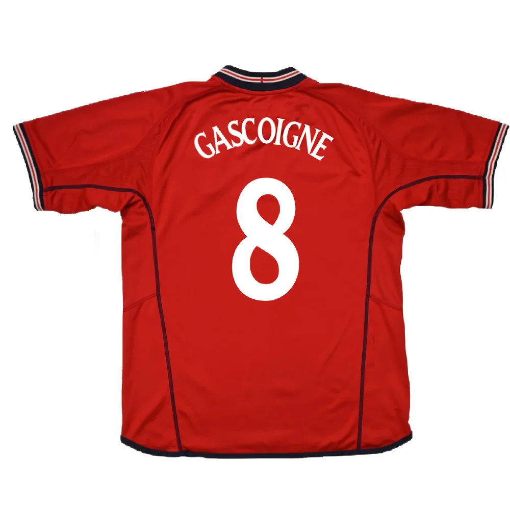 England 2002-04 Away Shirt (XL) (Excellent) (GASCOIGNE 8)