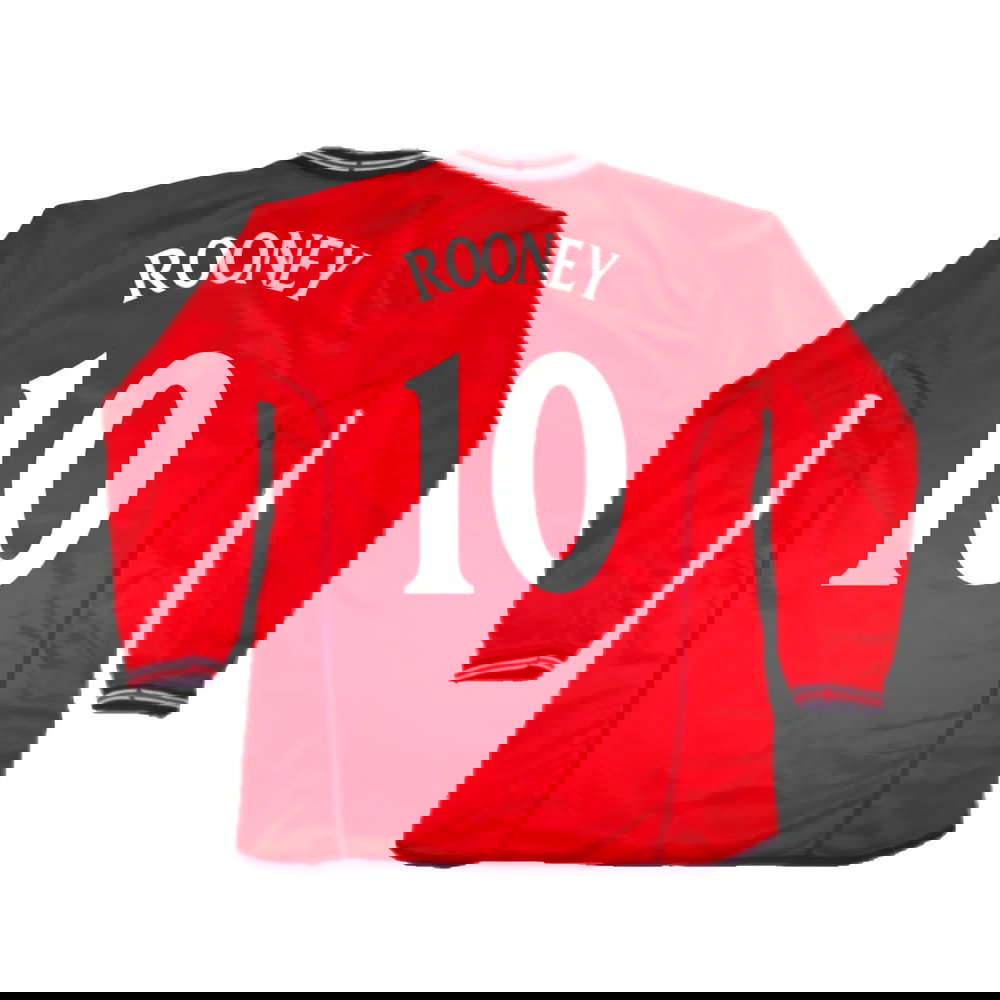 England 2002-04 Away Shirt LS (L) (Excellent) (ROONEY 10)