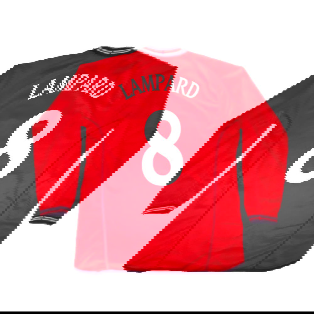 England 2002-04 Long Sleeve Away Shirt (S) (Very Good) (LAMPARD 8)