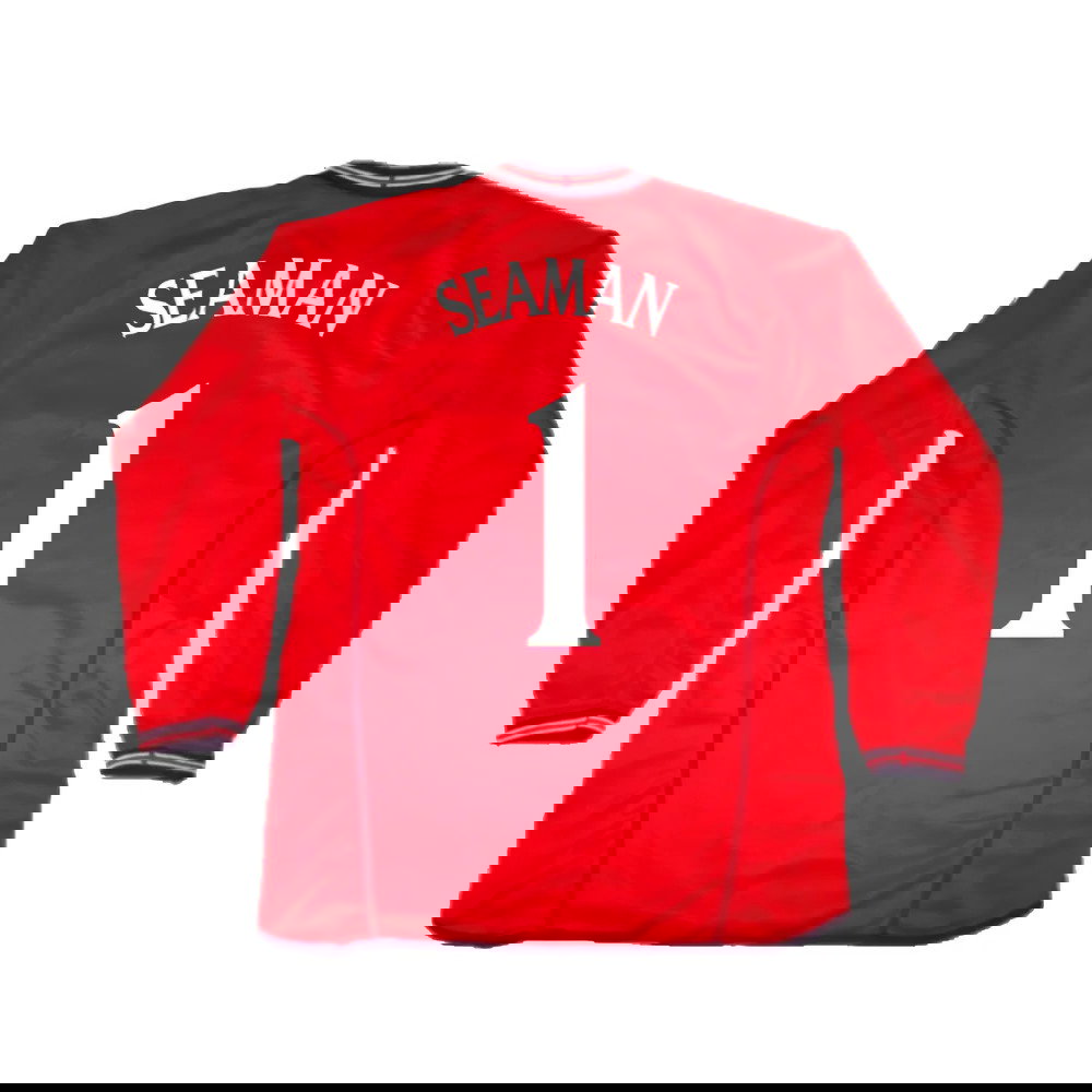 England 2006-08 Long Sleeve Away Shirt (Excellent) (SEAMAN 1)