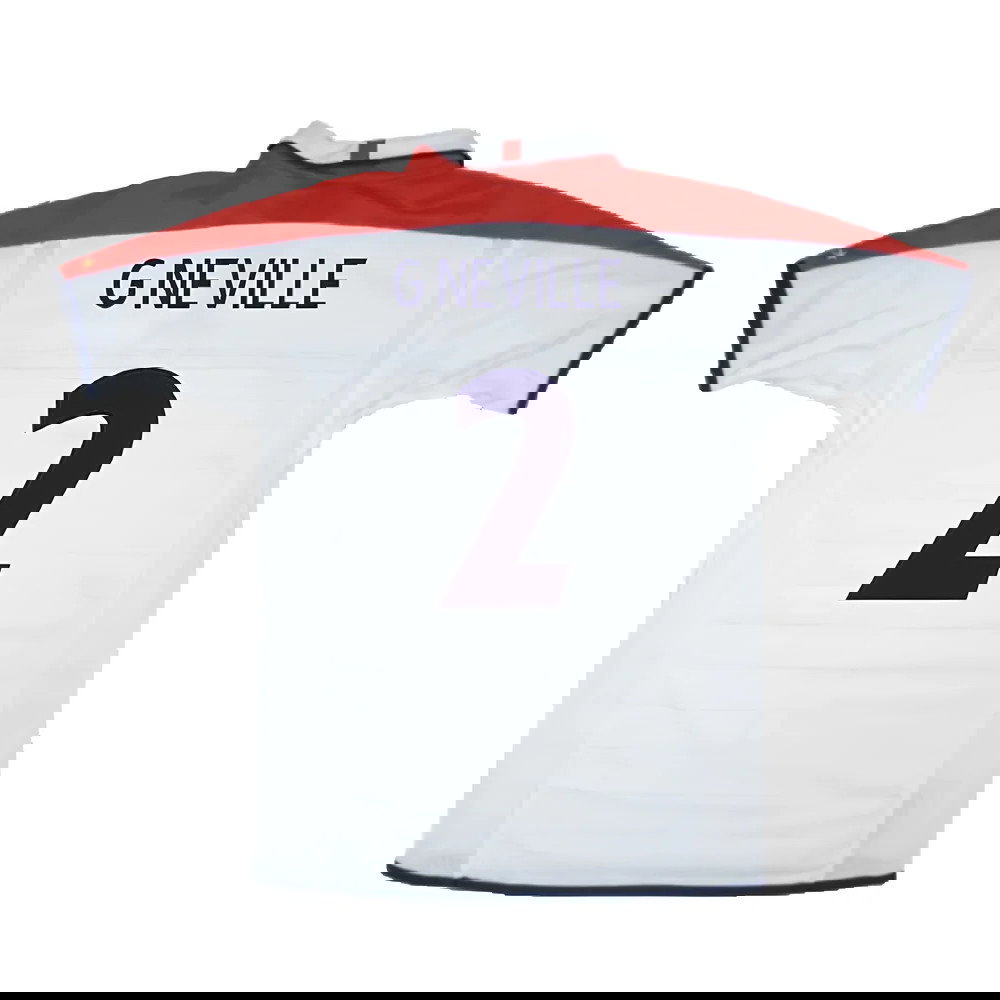 England 2003-05 Home Shirt (XL) (Mint) (G Neville 2)