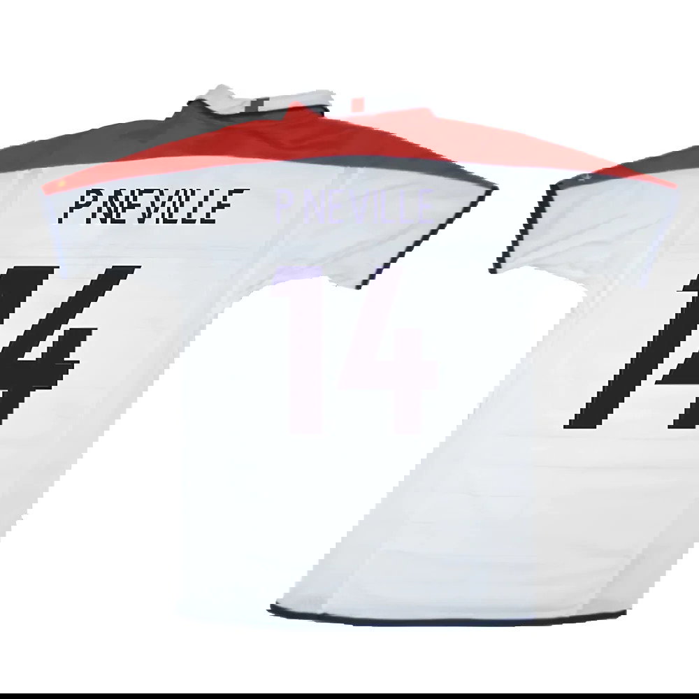 England 2003-05 Home Shirt (XL) (Very Good) (P Neville 14)