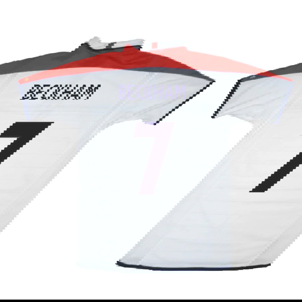 England 2003-05 Home Shirt (Excellent) (Beckham 7)