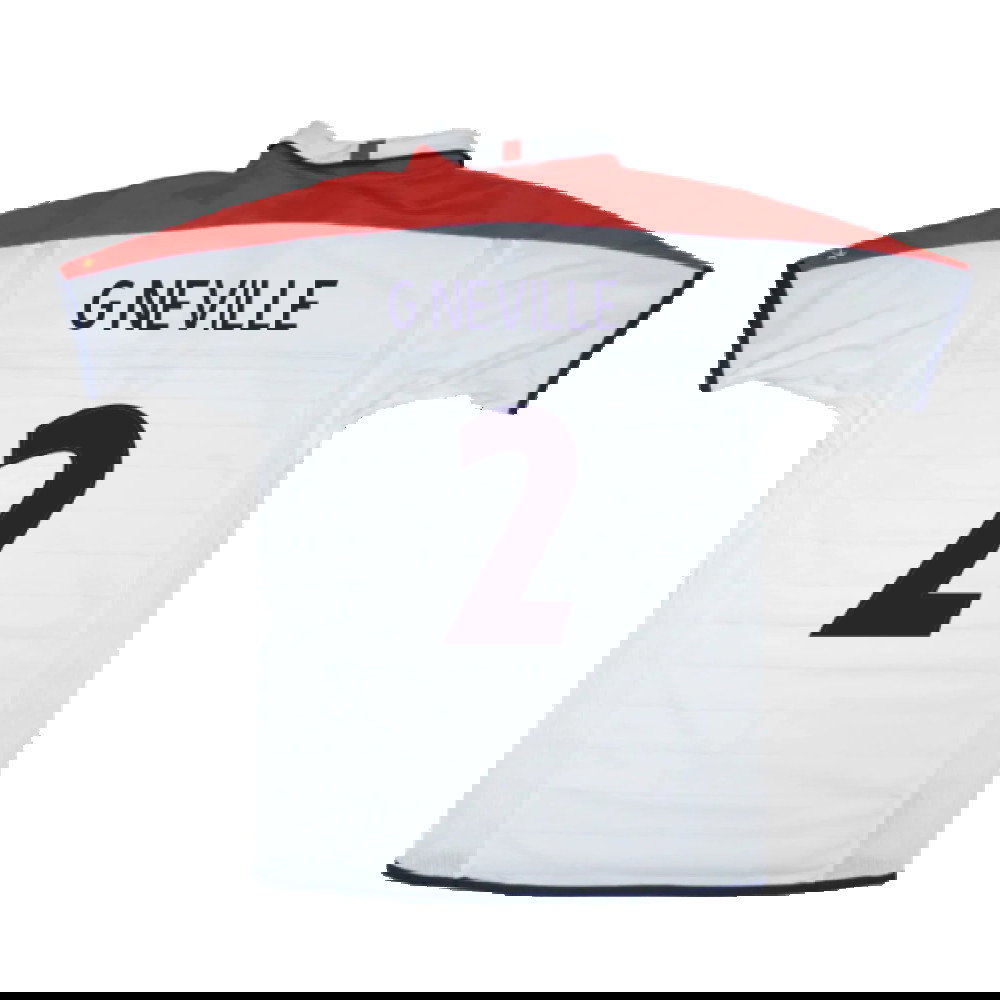 England 2003-05 Home Shirt (Excellent) (G Neville 2)