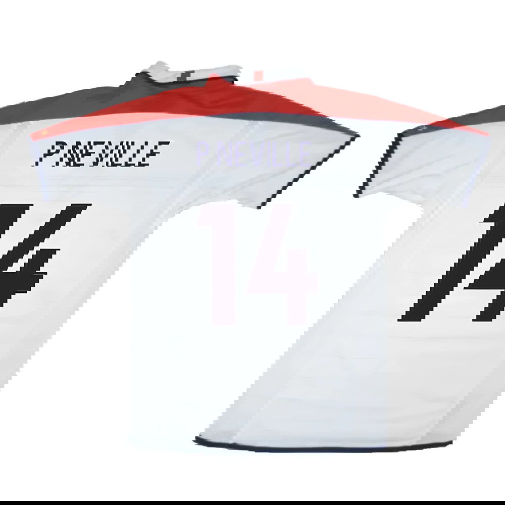 England 2003-05 Home Shirt (Excellent) (P Neville 14)