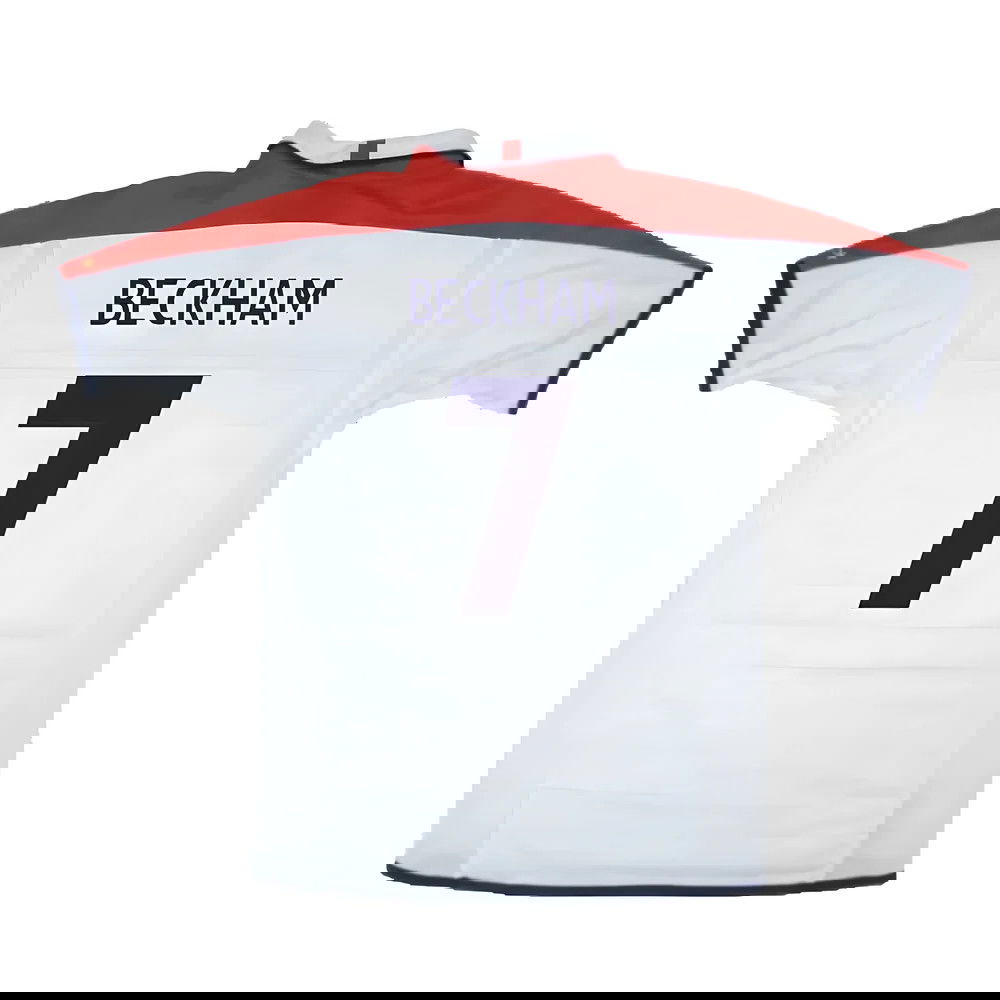 England 2003-05 Home Shirt ((Very Good) L) (Beckham 7)