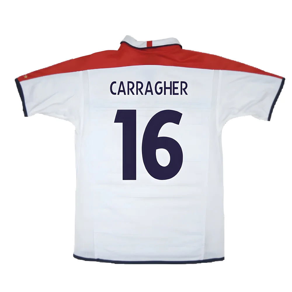 England 2003-05 Home Shirt ((Very Good) L) (Carragher 16)