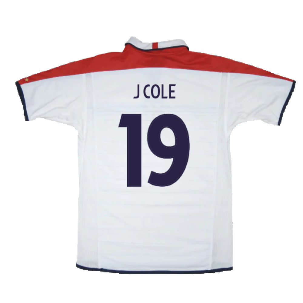 England 2003-05 Home Shirt ((Very Good) L) (J Cole 19)