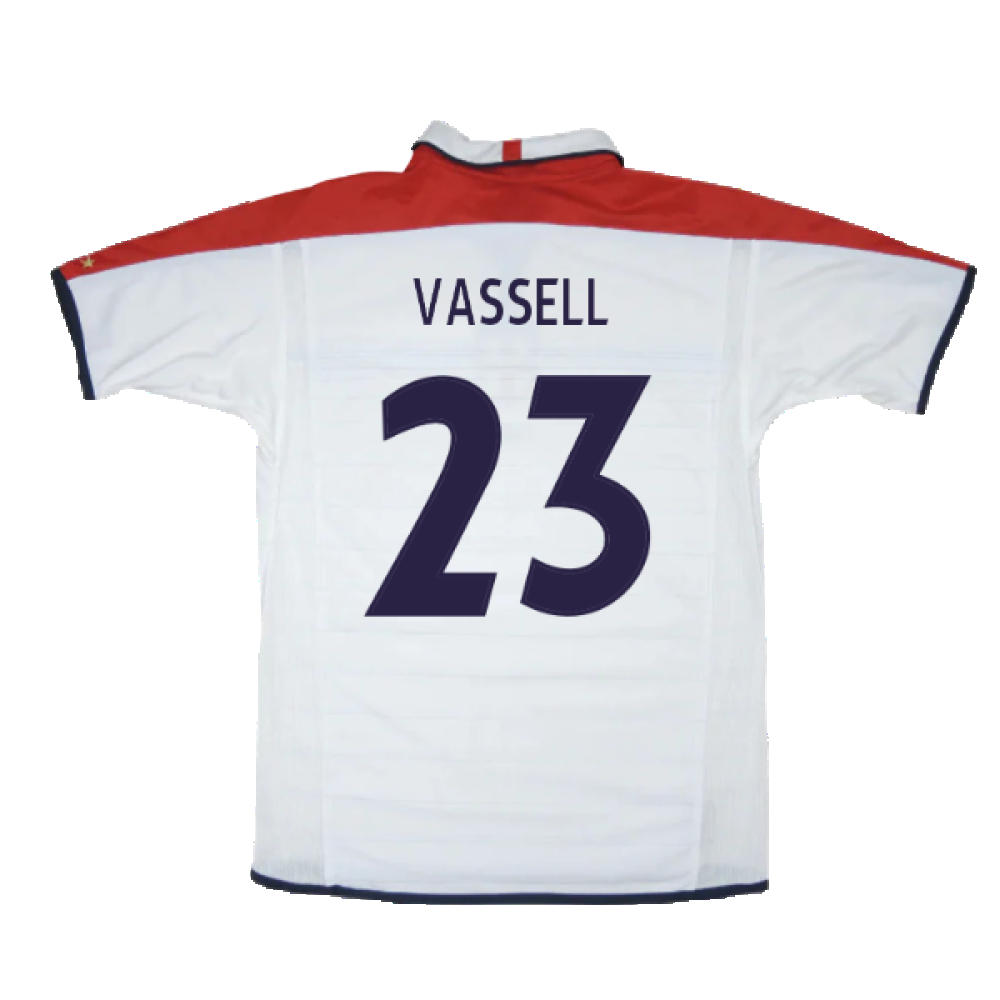 England 2003-05 Home Shirt ((Very Good) L) (Vassell 23)