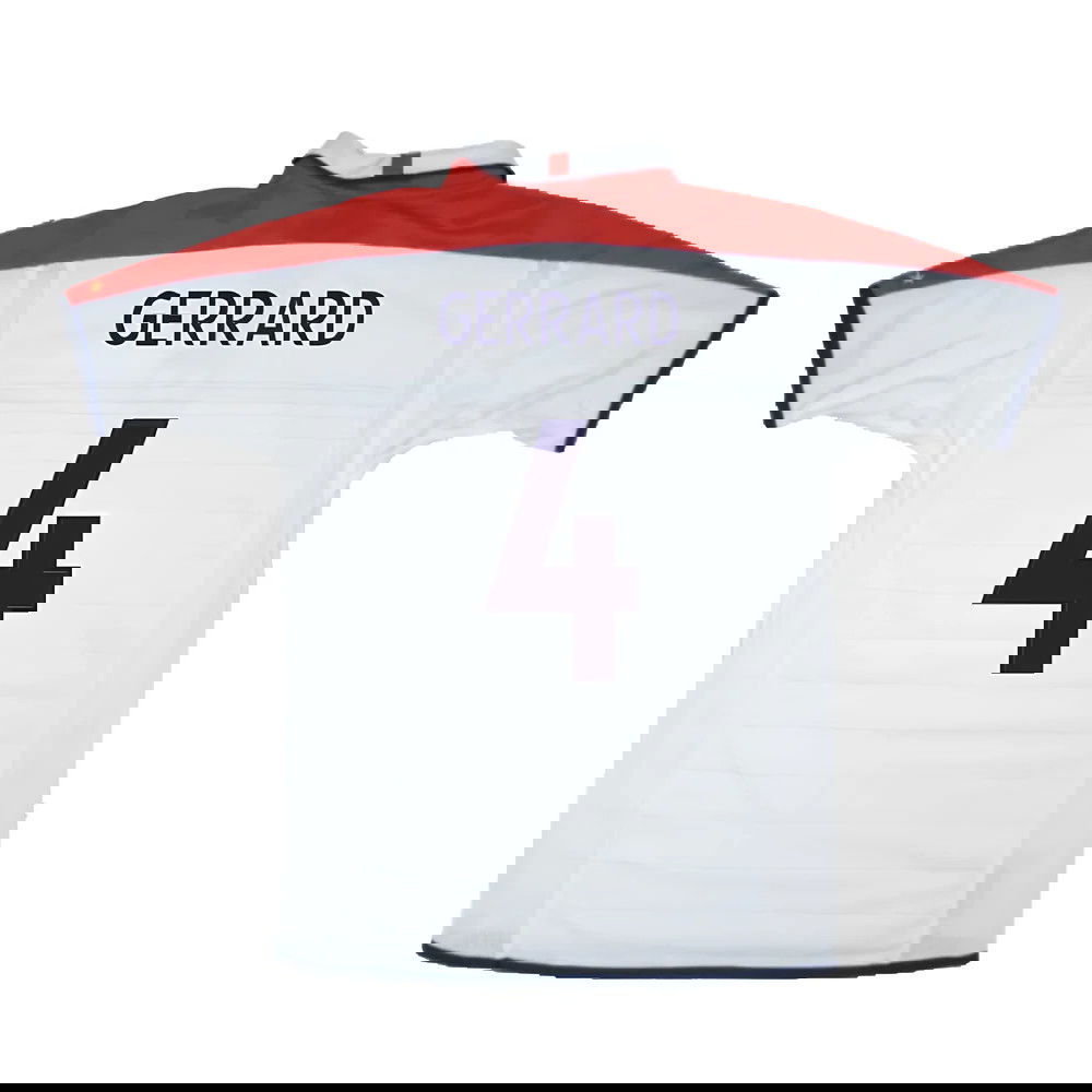 England 2003-05 Home Shirt (XXL) (Excellent) (GERRARD 4)