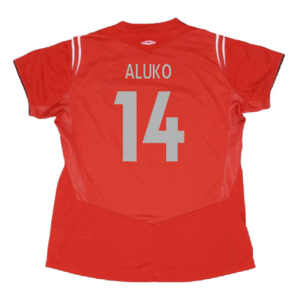 England 2004-05 Women\'s Away Shirt (W-14) (Excellent) (Aluko 14)