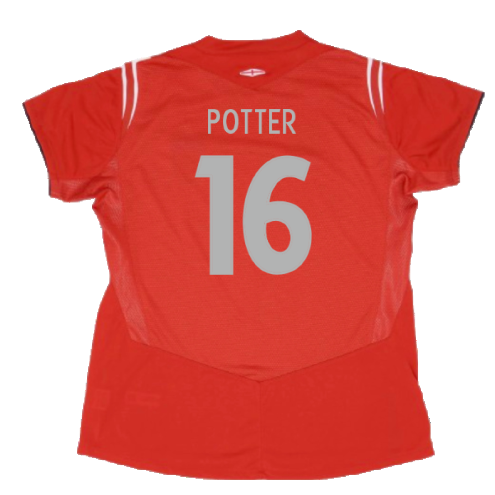 England 2004-05 Women\'s Away Shirt (W-14) (Excellent) (Potter 16)