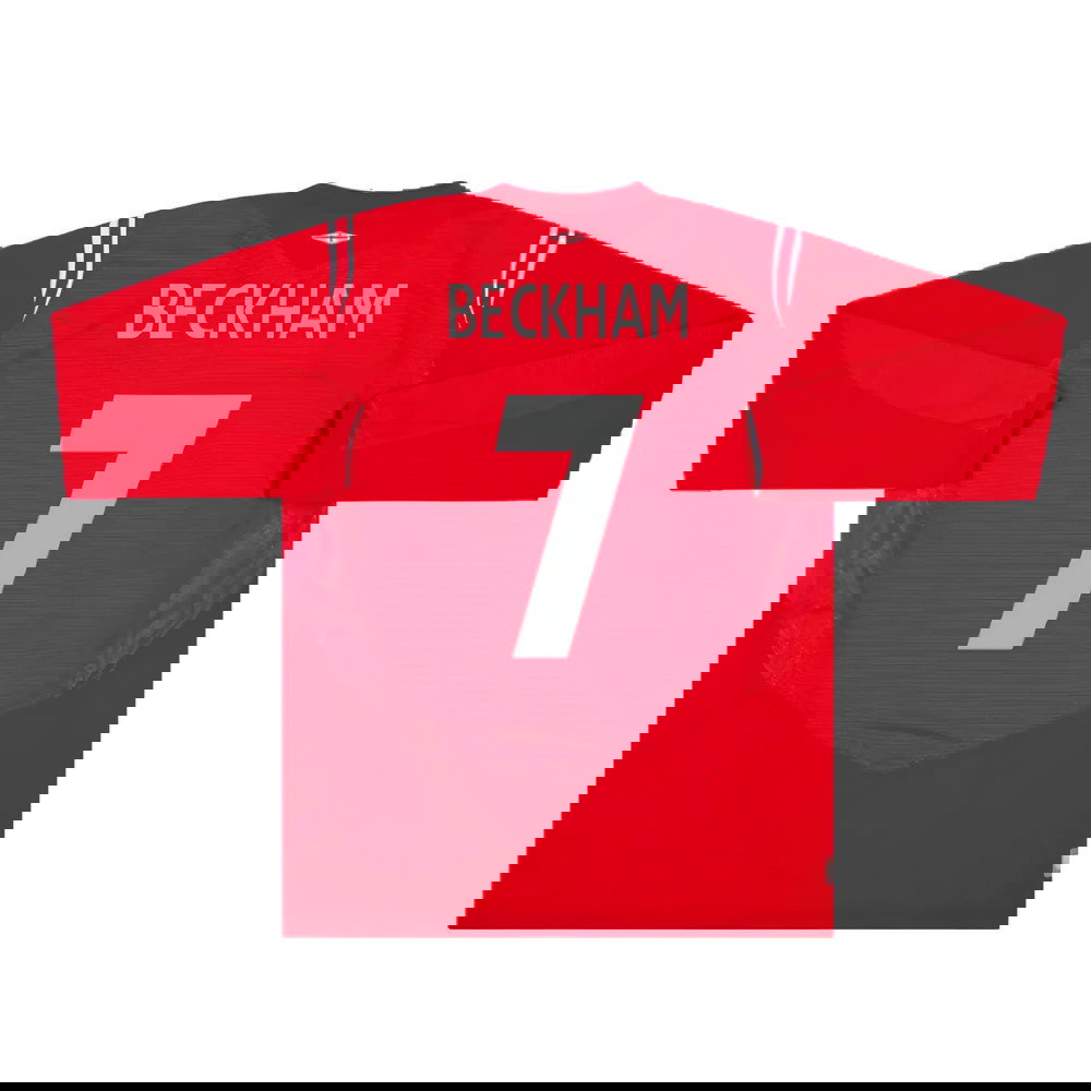 England 2004-06 Away L/S Shirt (XXL) (Excellent) (Beckham 7)