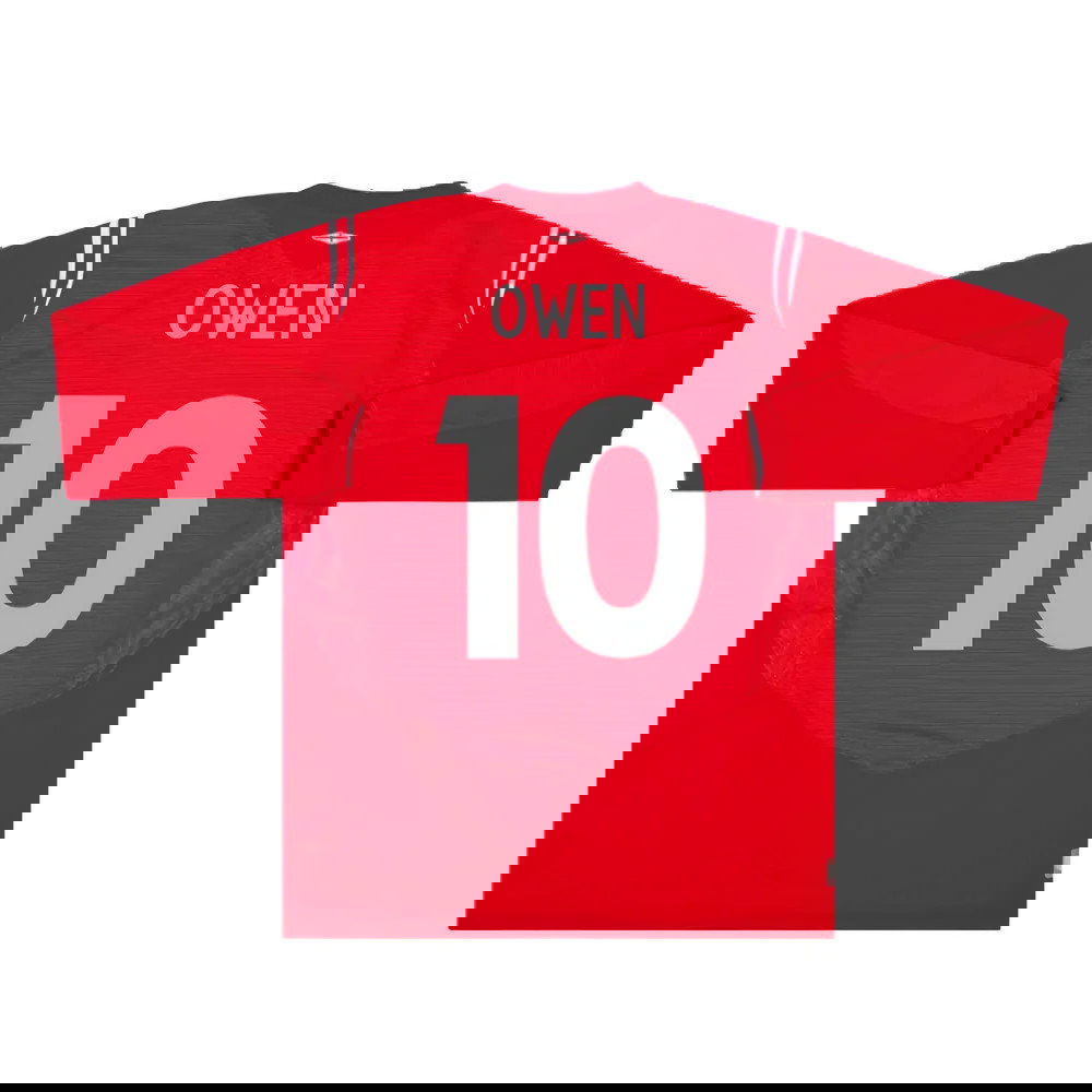 England 2004-06 Away L/S Shirt (XXL) (Excellent) (Owen 10)