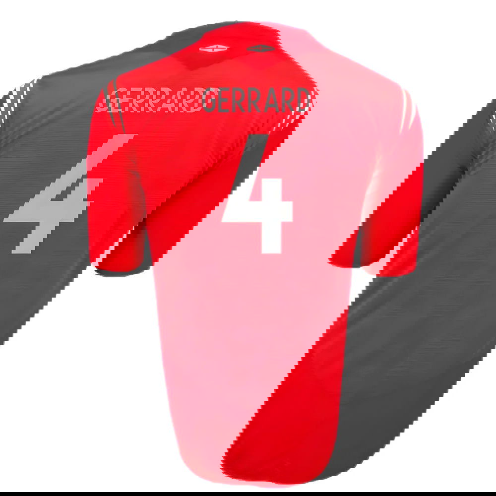 England 2004-06 Away Shirt (2XL) (Excellent) (Gerrard 4)