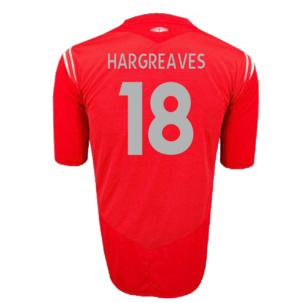 England 2004-06 Away Shirt (2XL) (Excellent) (Hargreaves 18)