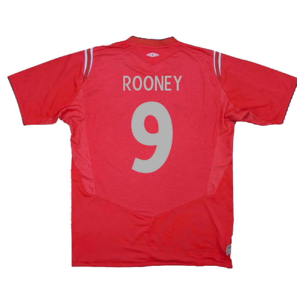 England 2004-06 Away Shirt (M) (Excellent) (Rooney 9)