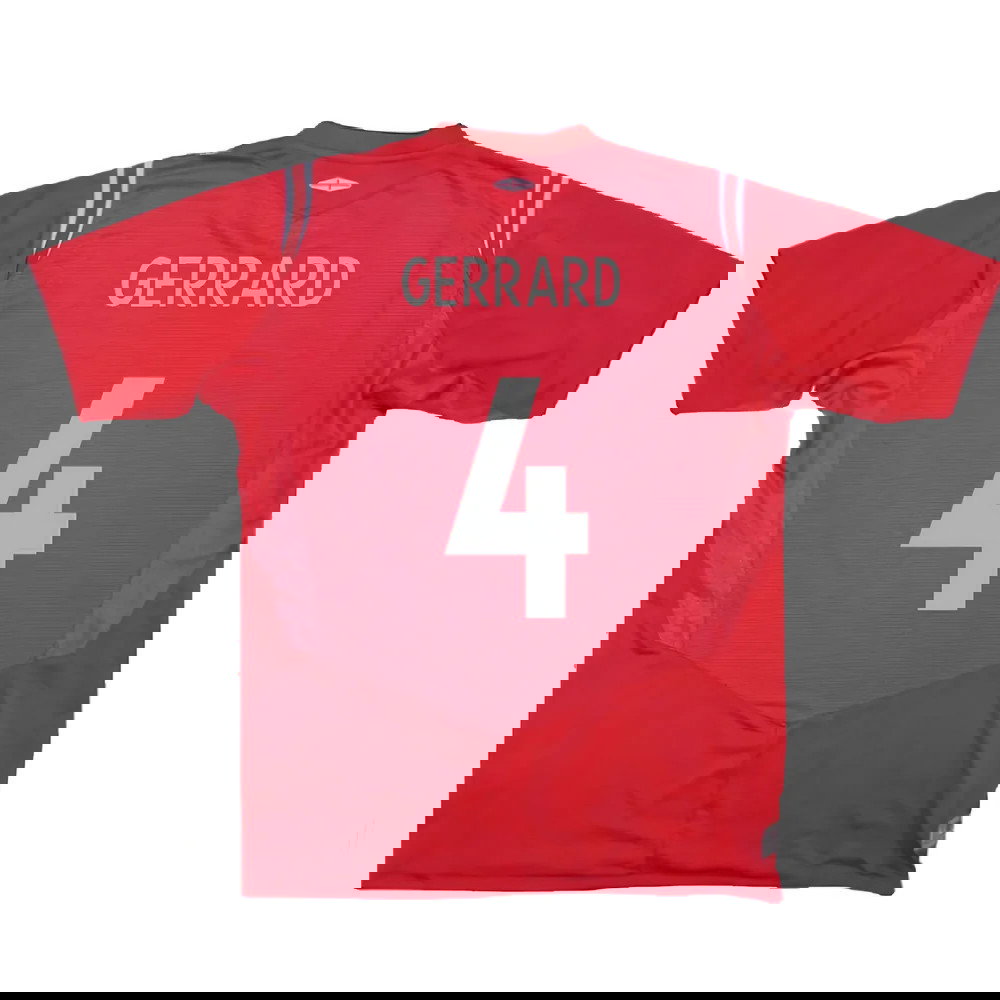 England 2004-06 Away Shirt (XL) (Very Good) (GERRARD 4)