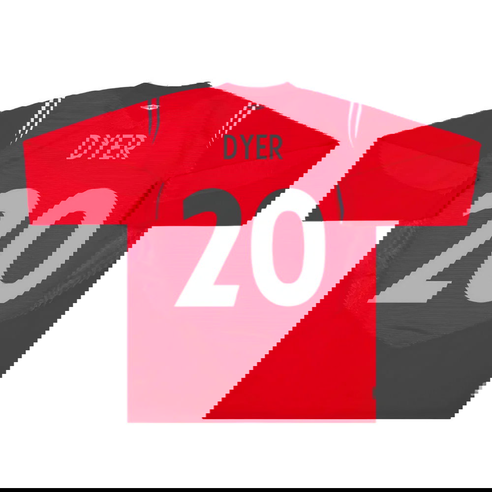 England 2004-2006 Away L/S Shirt (L) (Excellent) (Dyer 20)