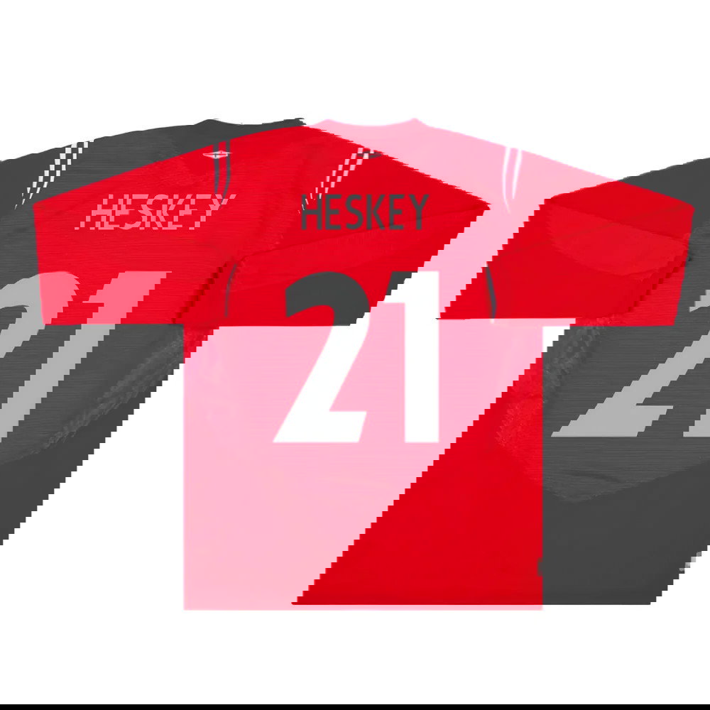 England 2004-2006 Away L/S Shirt (L) (Excellent) (Heskey 21)