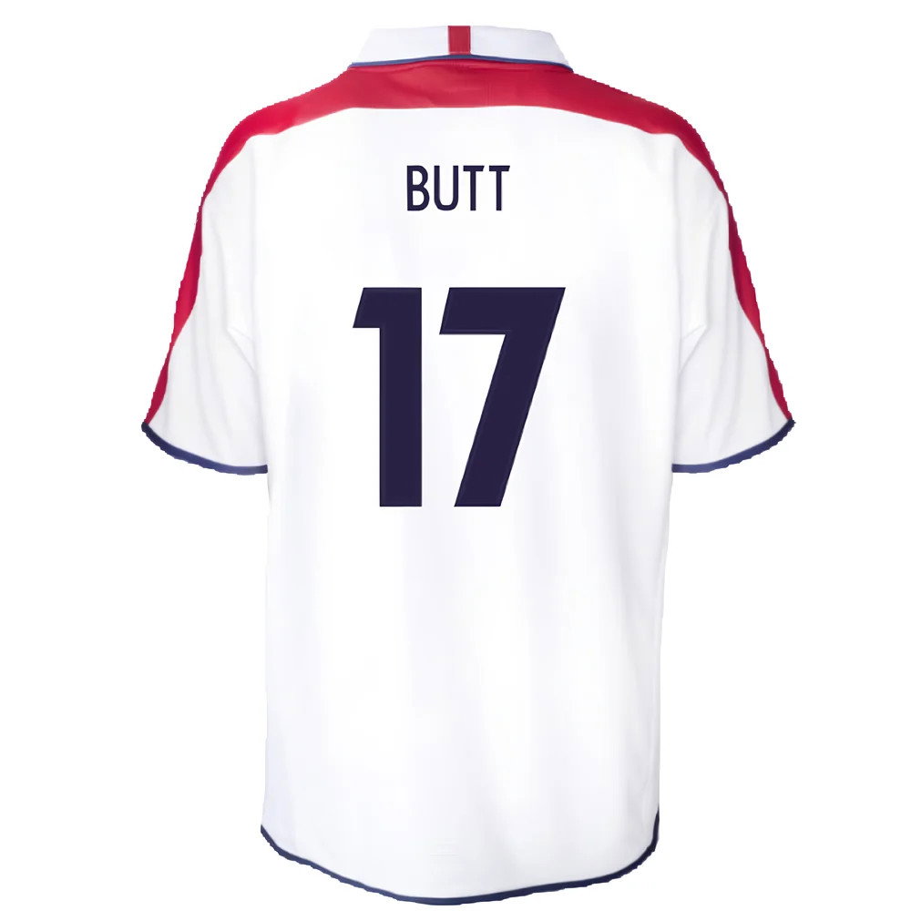 England 2004 Retro Football Shirt (Butt 17)