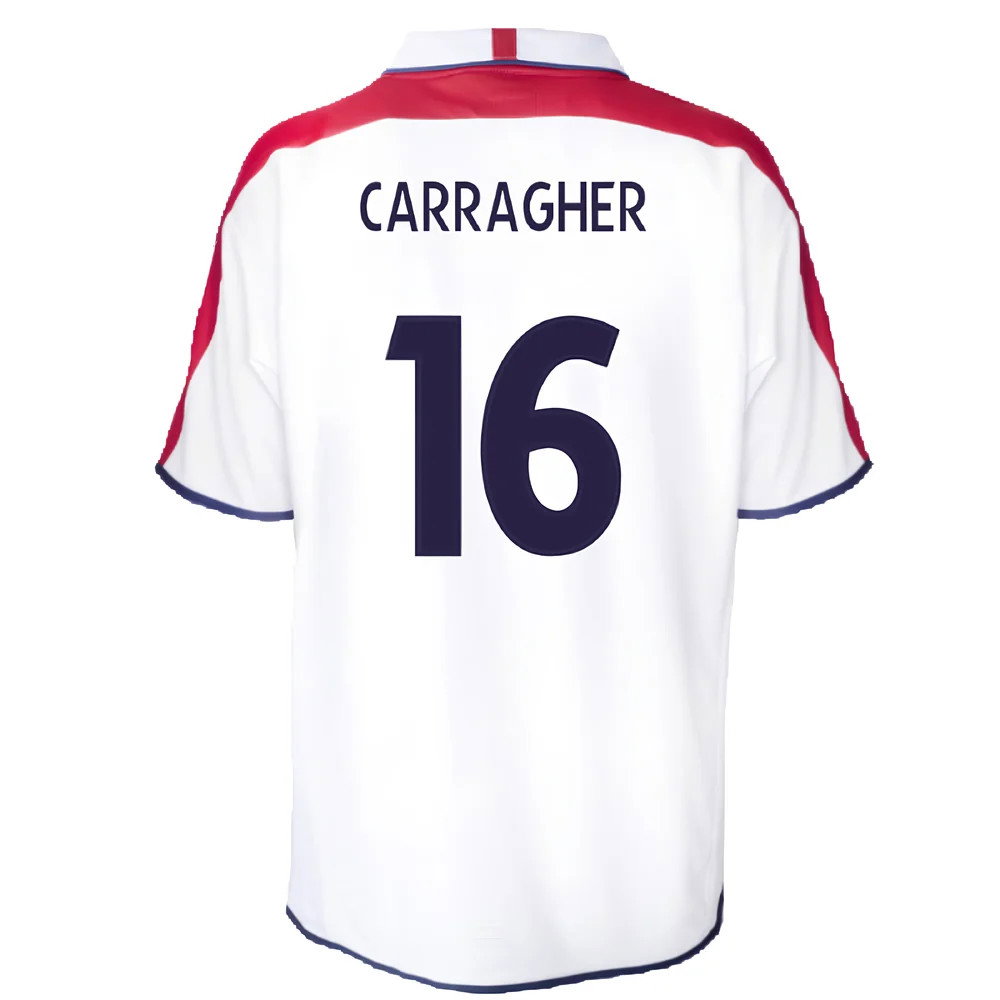 England 2004 Retro Football Shirt (Carragher 16)