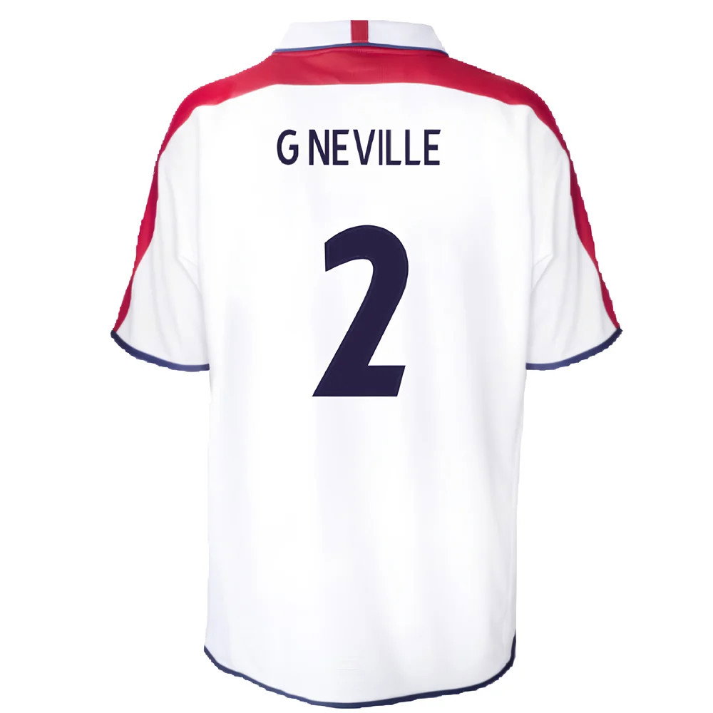 England 2004 Retro Football Shirt (G Neville 2)