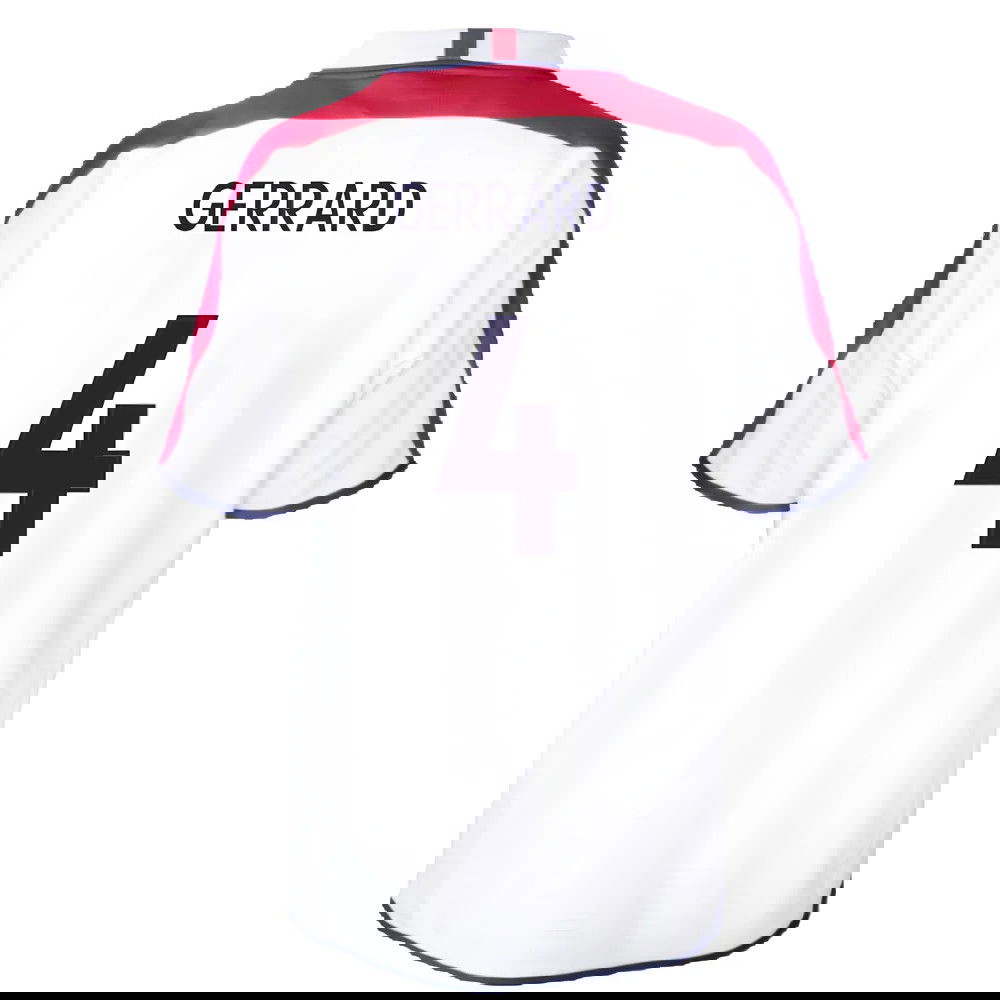 England 2004 Retro Football Shirt (Gerrard 4)