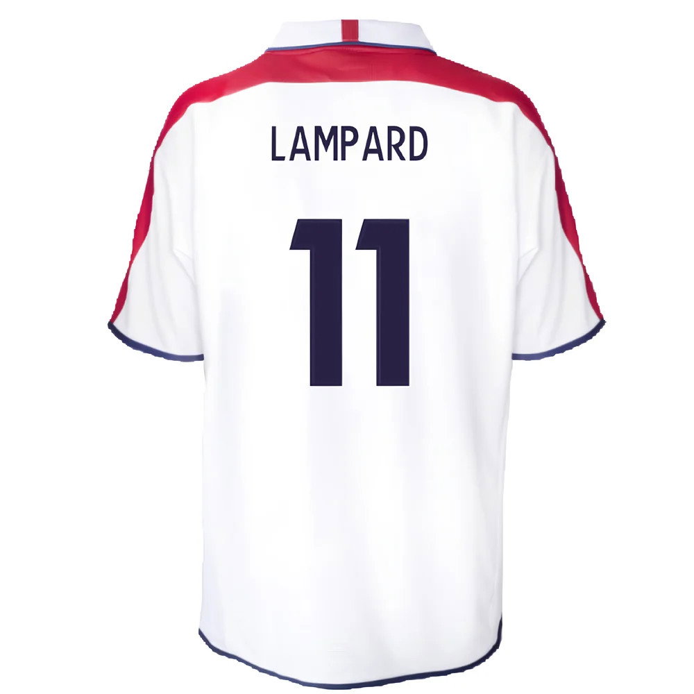 England 2004 Retro Football Shirt (Lampard 11)