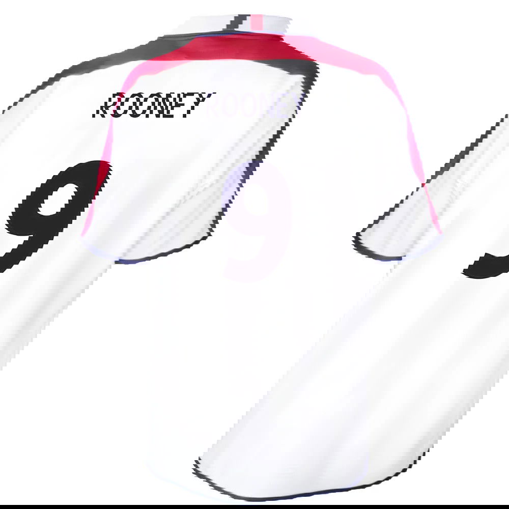 England 2004 Retro Football Shirt (Rooney 9)