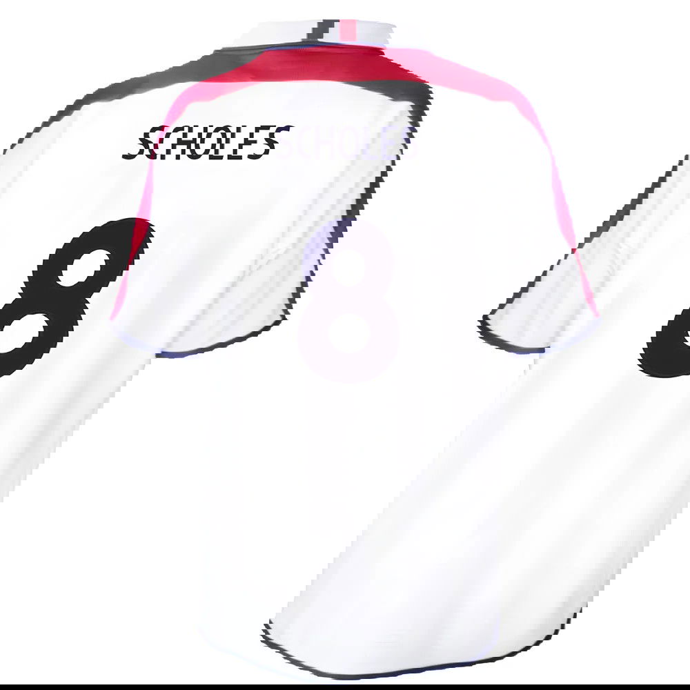 England 2004 Retro Football Shirt (Scholes 8)