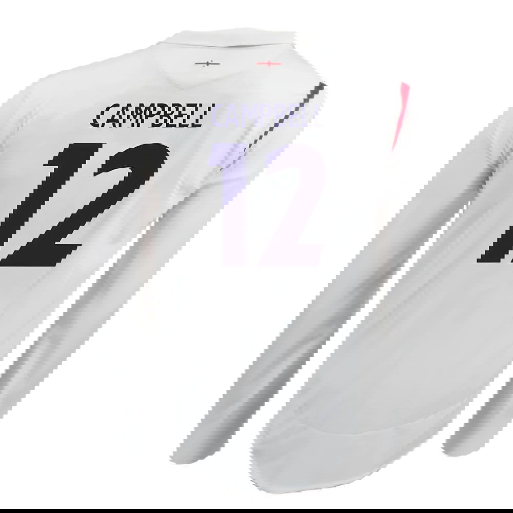 England 2005-07 Home Long Sleeve Shirt (XL) (Very Good) (CAMPBELL 12)