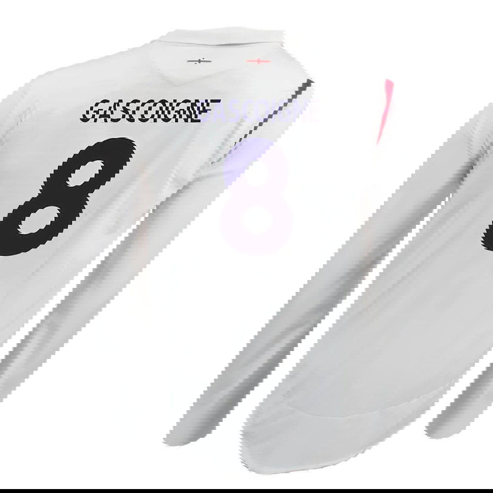 England 2005-07 Home Long Sleeve Shirt (XL) (Very Good) (GASCOIGNE 8)