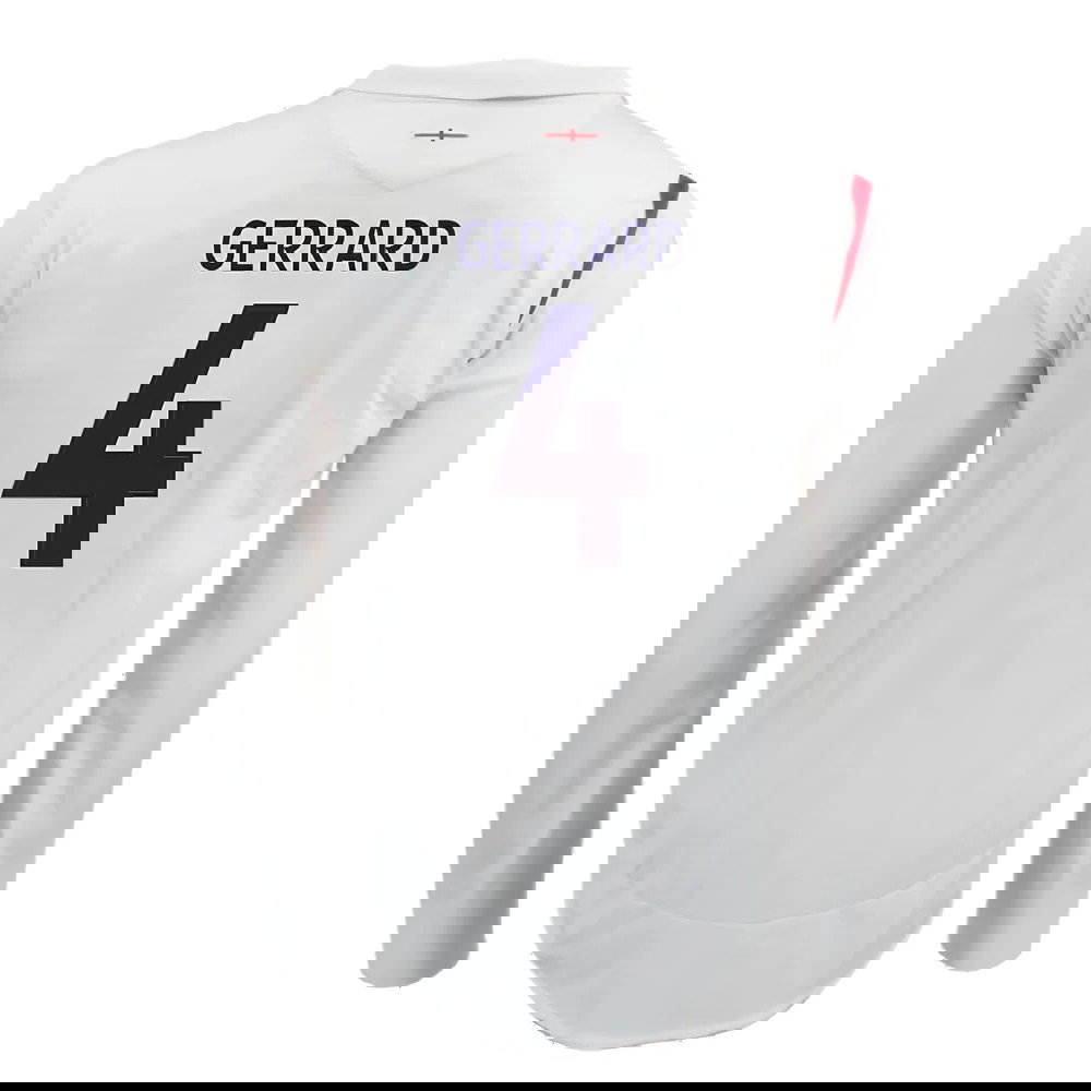 England 2005-07 Home Long Sleeve Shirt (XL) (Very Good) (GERRARD 4)