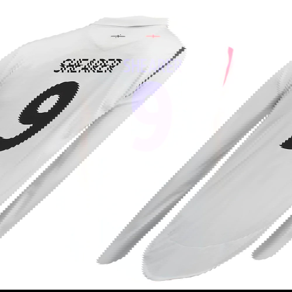 England 2005-07 Home Long Sleeve Shirt (XL) (Very Good) (SHEARER 9)