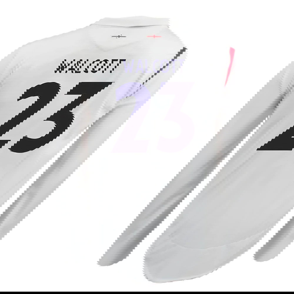 England 2005-07 Home Long Sleeve Shirt (XL) (Very Good) (WALCOTT 23)