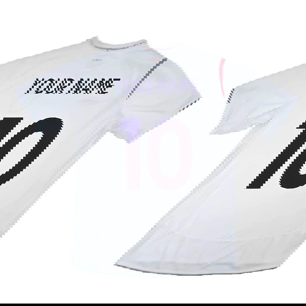 England 2005-07 Home Shirt (XL) (Mint) (Your Name)